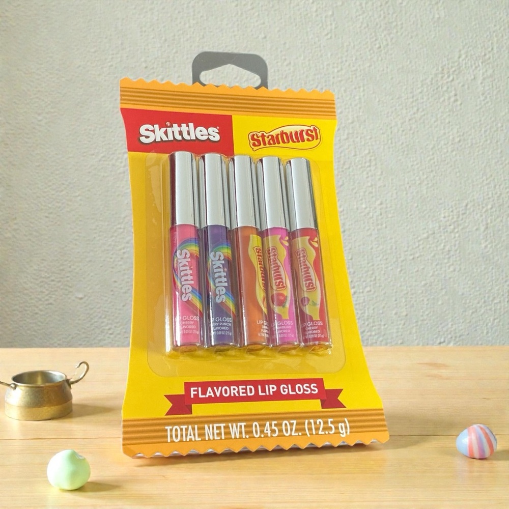 Flavored Lip Gloss Collection Skittles Starburst New!
